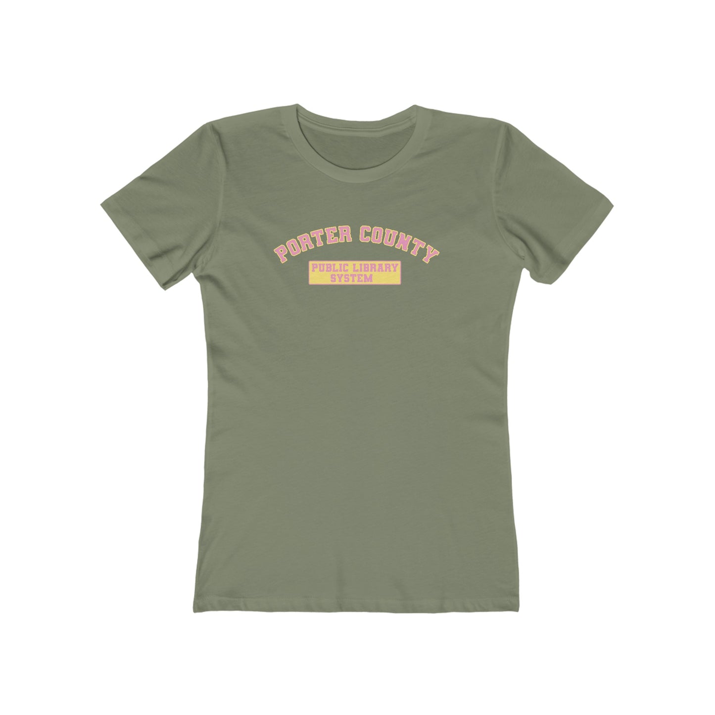 Women's PCPLS Pink Varsity Tee