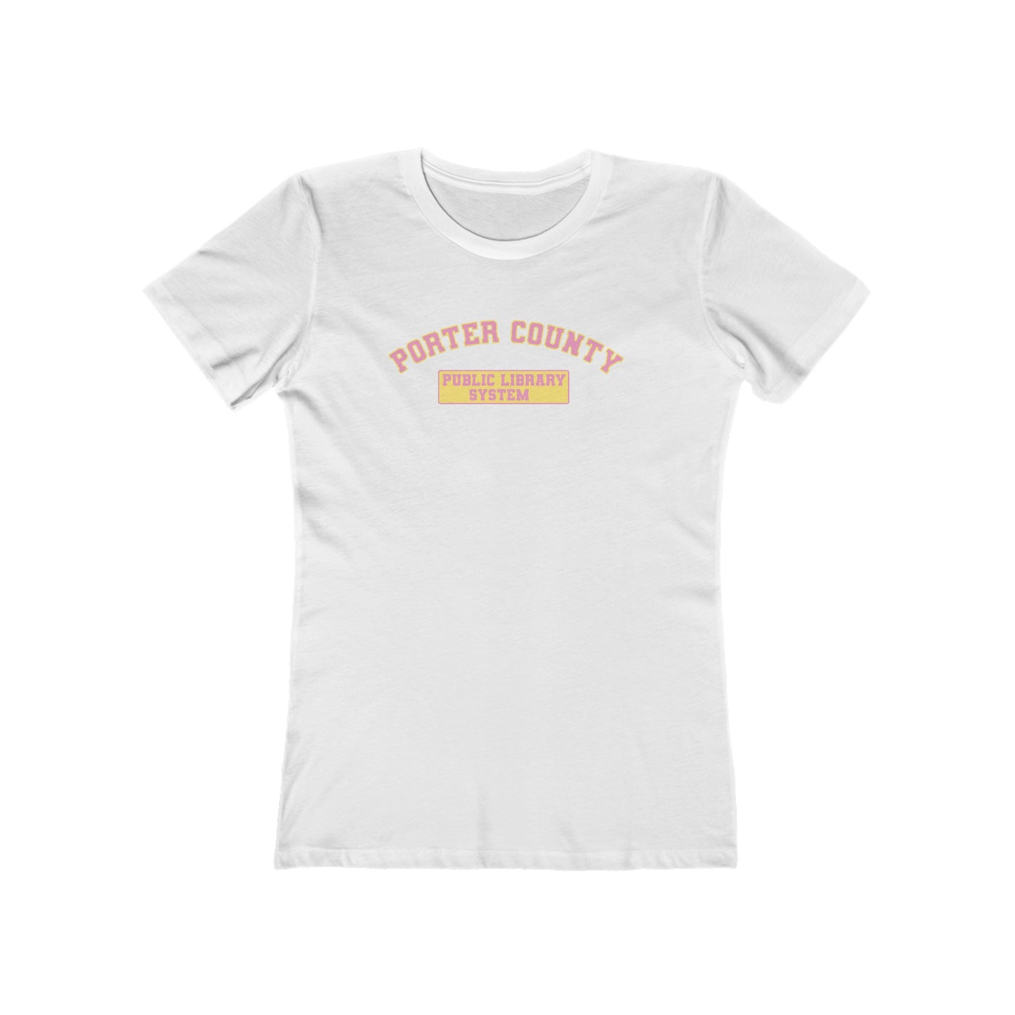 Women's PCPLS Pink Varsity Tee