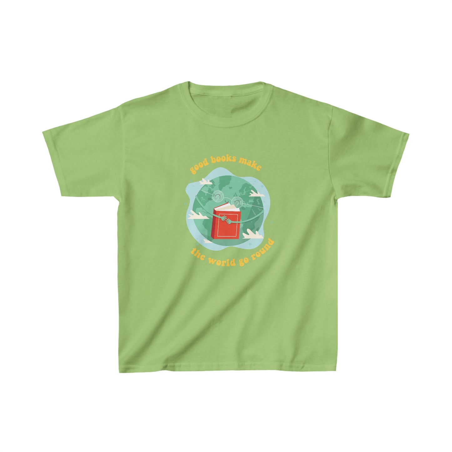 Books Make the World Go Round Kids Tee