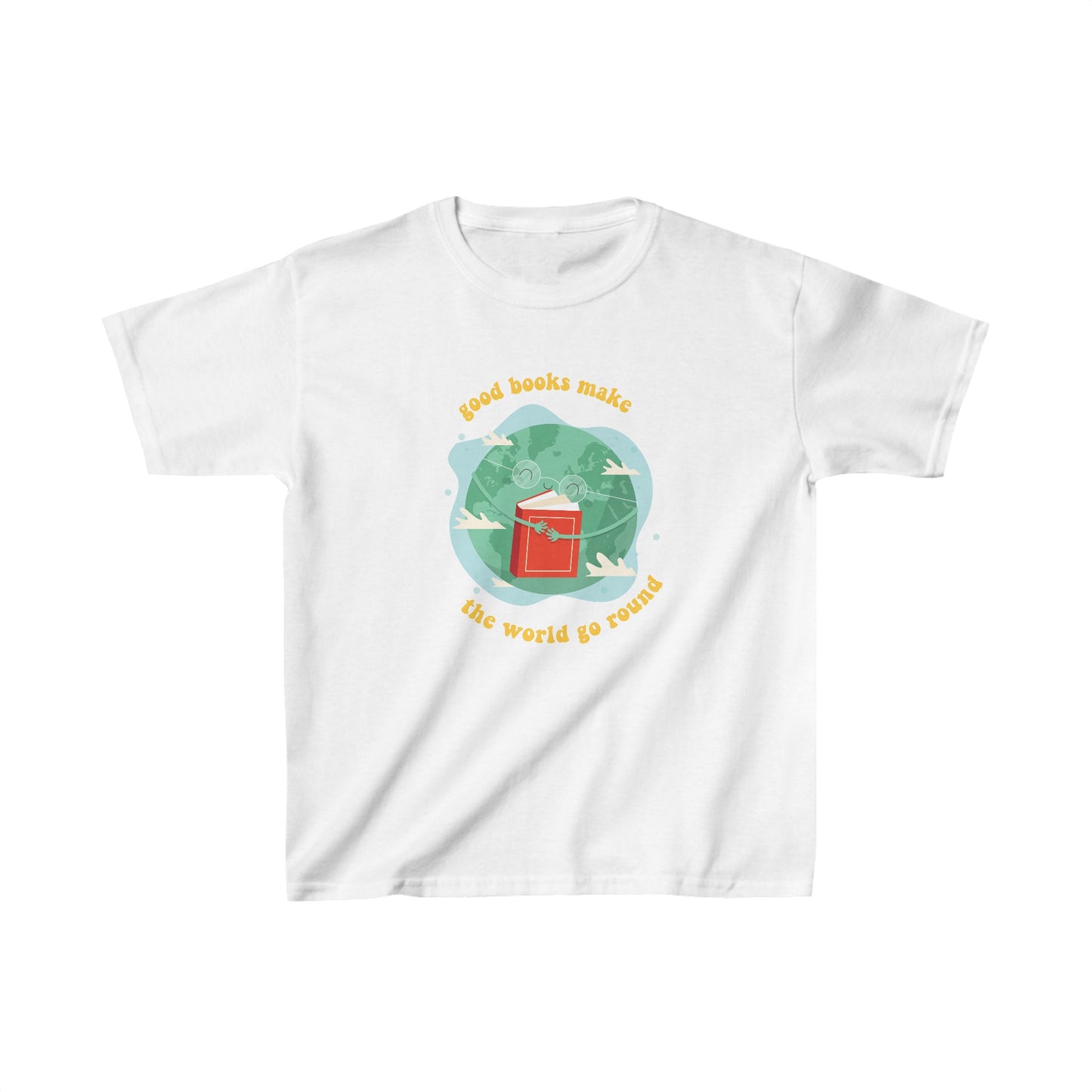 Books Make the World Go Round Kids Tee