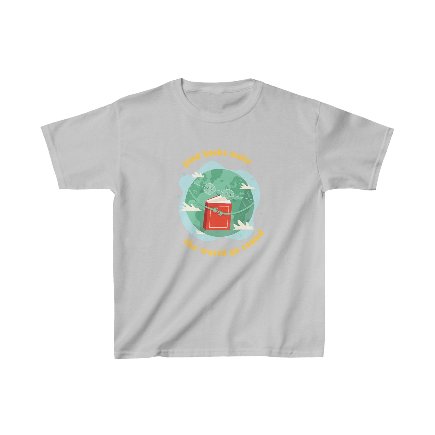 Books Make the World Go Round Kids Tee